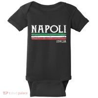Naples Italy Italian Flag Souvenirs Gift Napoli Baby Bodysuit thumb 0