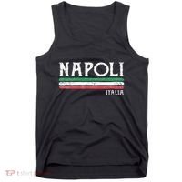 Naples Italy Italian Flag Souvenirs Gift Napoli Tank Top thumb 0