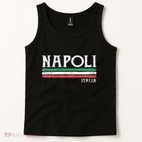 Naples Italy Italian Flag Souvenirs Gift Napoli Tank Top thumb 2