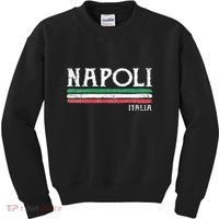Naples Italy Italian Flag Souvenirs Gift Napoli Kids Sweatshirt thumb 0