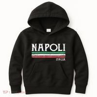 Naples Italy Italian Flag Souvenirs Gift Napoli Kids Hoodie thumb 0