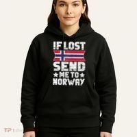 Norwegian If Lost Send Me To Norway  Hoodie thumb 5