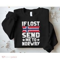 Norwegian If Lost Send Me To Norway  Sweatshirt thumb 2