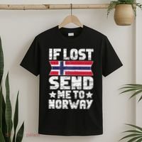 Norwegian If Lost Send Me To Norway  T-Shirt thumb 2