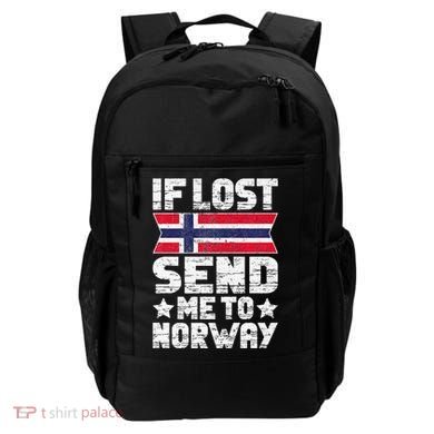Norwegian If Lost Send Me To Norway  Backpack