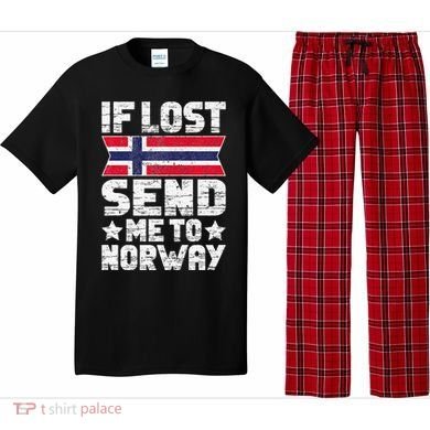 Norwegian If Lost Send Me To Norway  Pajama Set