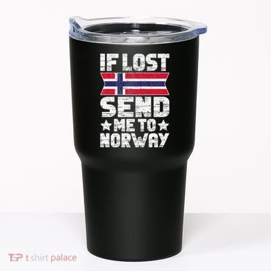 Norwegian If Lost Send Me To Norway  Tumbler