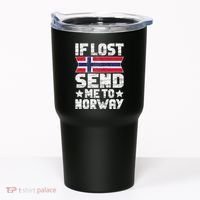 Norwegian If Lost Send Me To Norway  Tumbler thumb 0