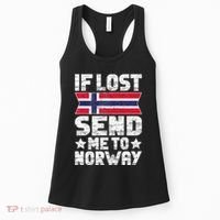 Norwegian If Lost Send Me To Norway  Women's Tank Top thumb 0