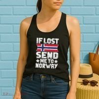 Norwegian If Lost Send Me To Norway  Women's Tank Top thumb 2