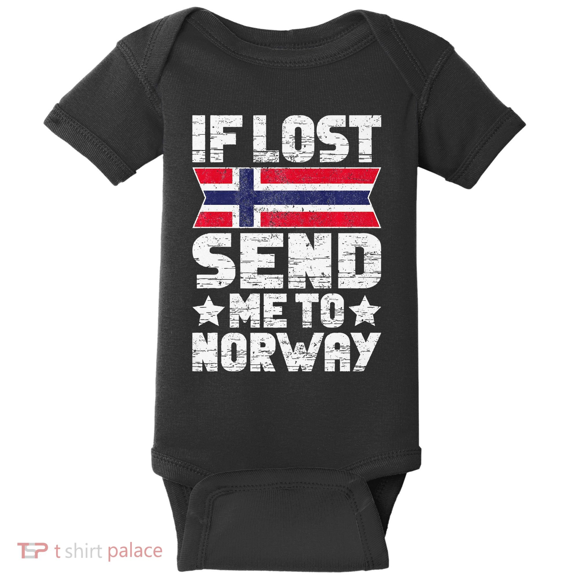 Norwegian If Lost Send Me To Norway  Baby Bodysuit
