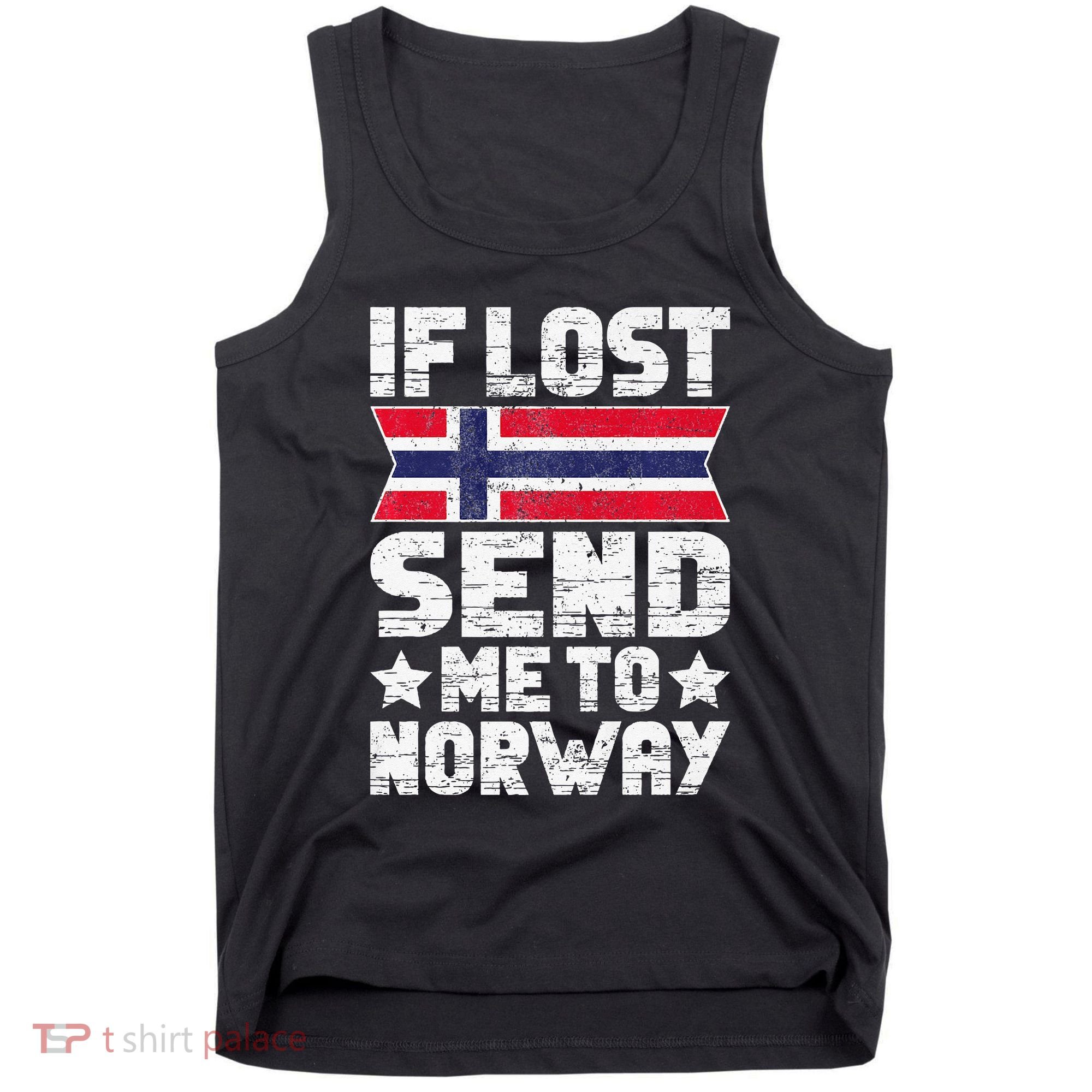 Norwegian If Lost Send Me To Norway  Tank Top