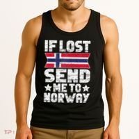 Norwegian If Lost Send Me To Norway  Tank Top thumb 3