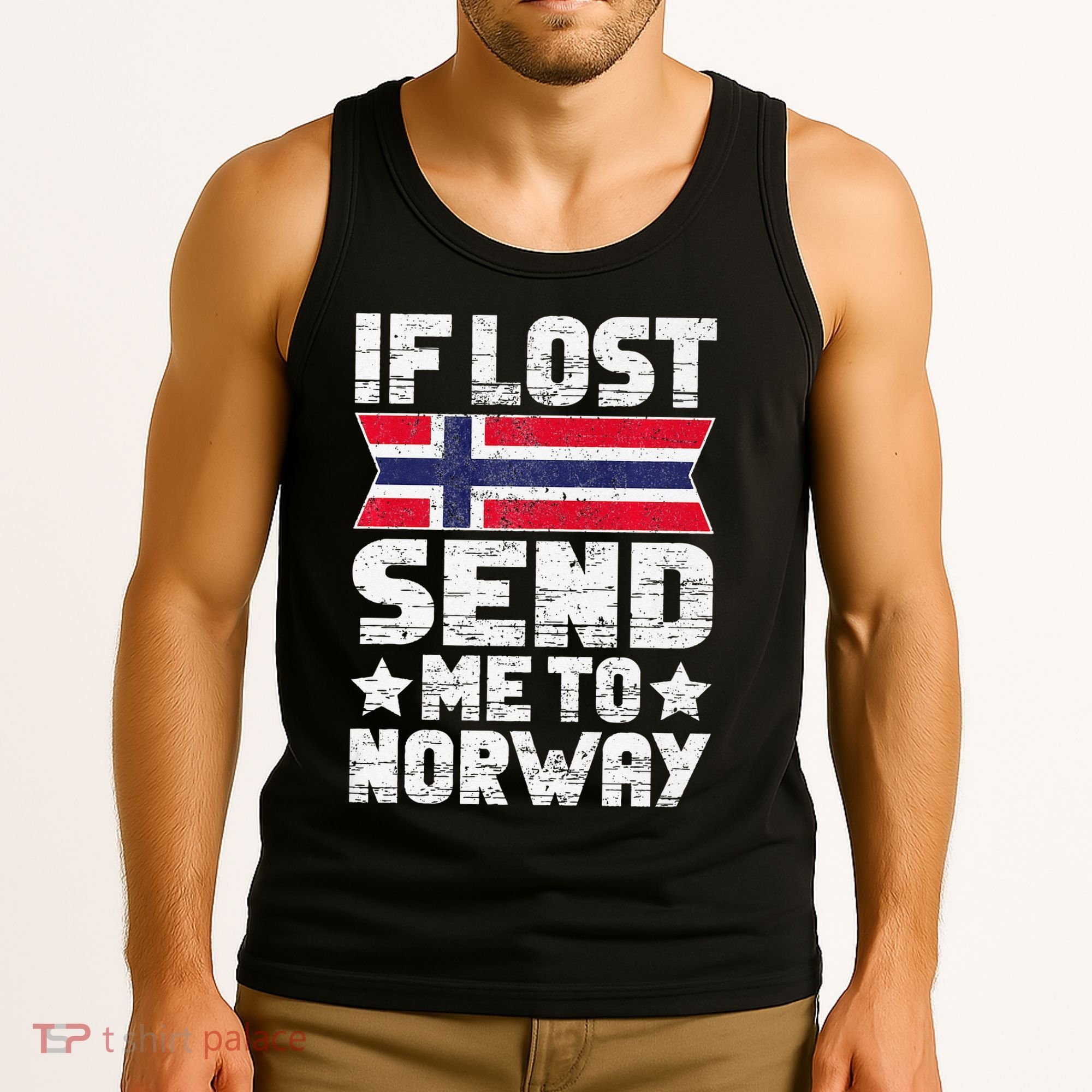 Norwegian If Lost Send Me To Norway  Tank Top