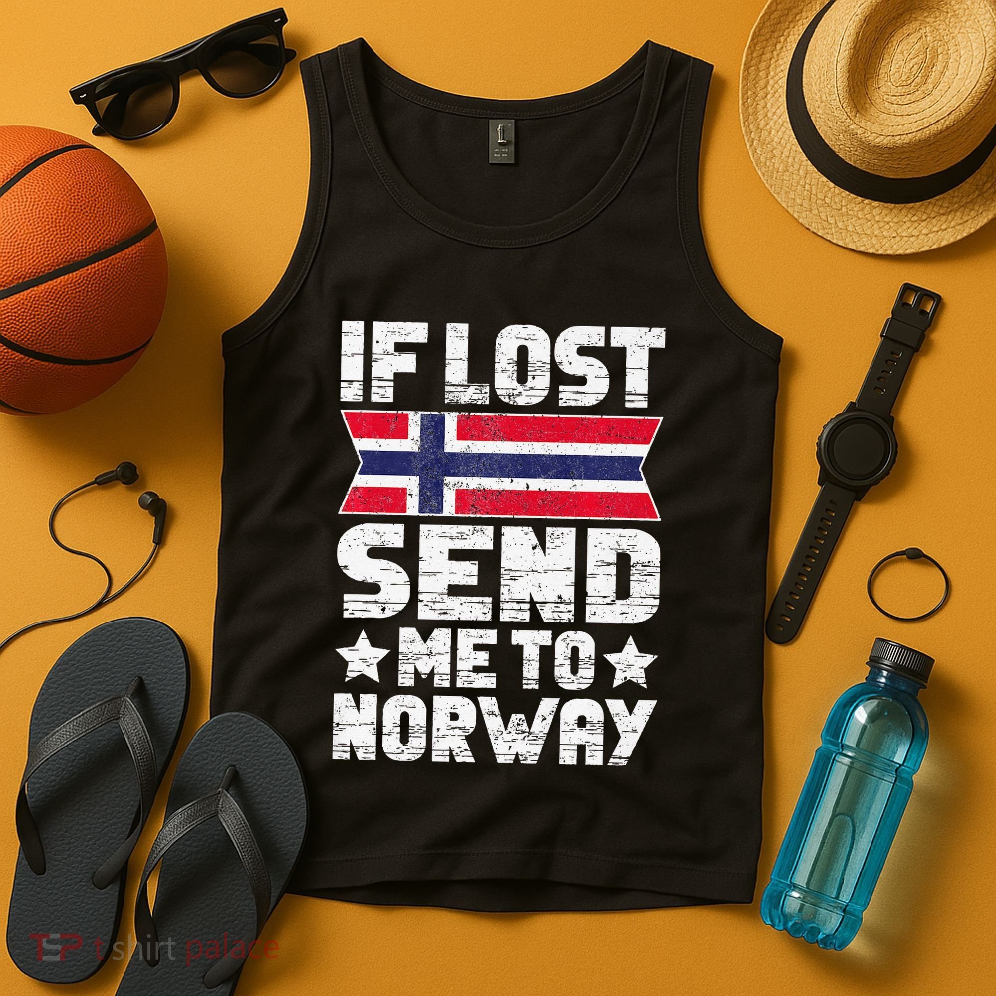 Norwegian If Lost Send Me To Norway  Tank Top