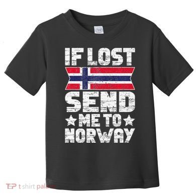 Norwegian If Lost Send Me To Norway  Toddler T-Shirt