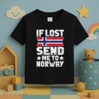 Norwegian If Lost Send Me To Norway  Toddler T-Shirt thumb 3