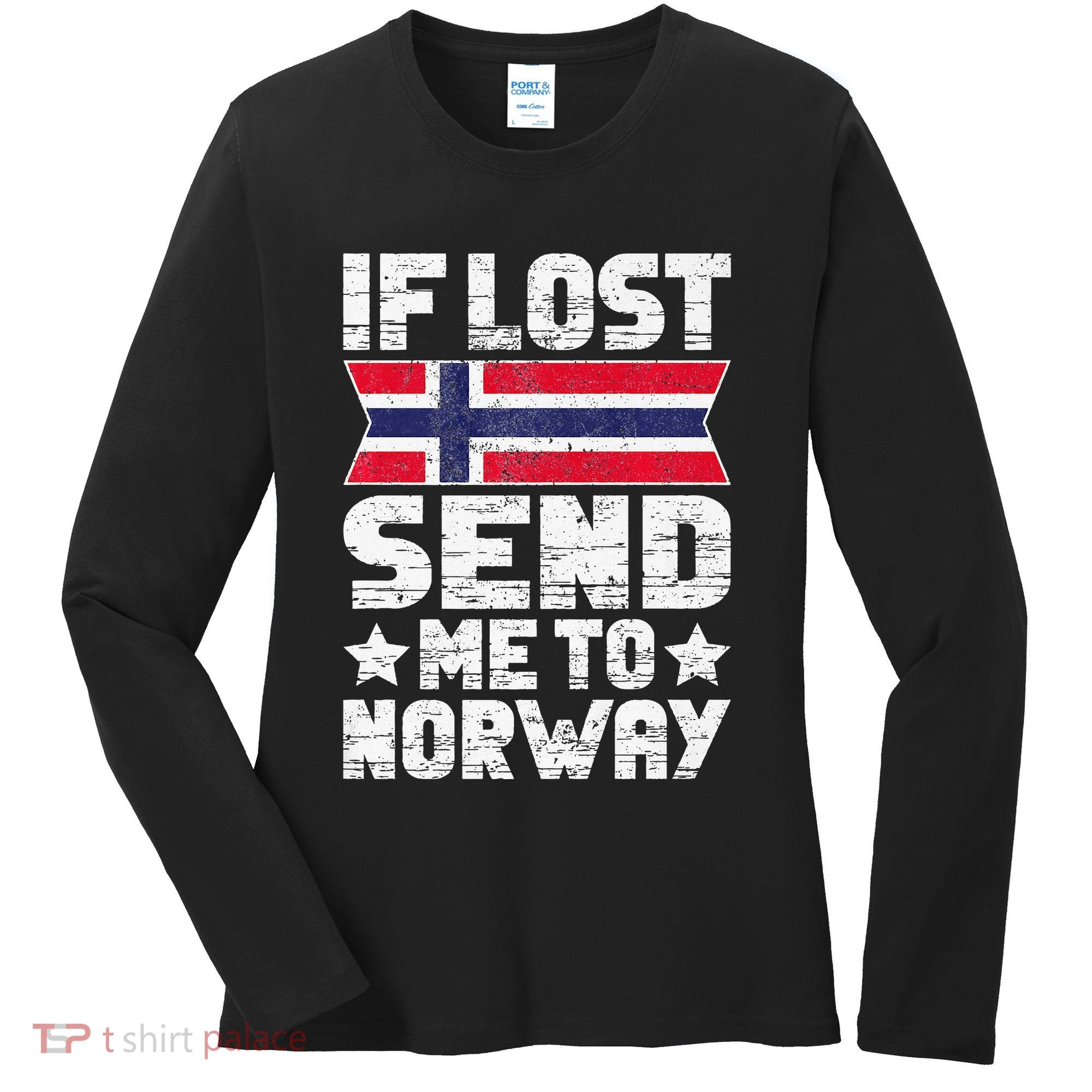 Norwegian If Lost Send Me To Norway  Women's Long Sleeve Shirt