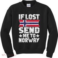 Norwegian If Lost Send Me To Norway  Kids Sweatshirt thumb 0