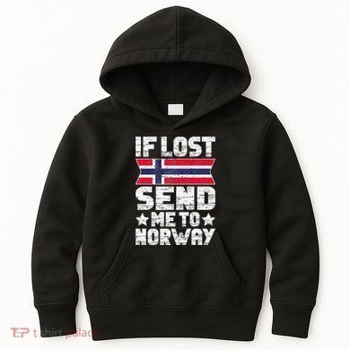 Norwegian If Lost Send Me To Norway  Kids Hoodie