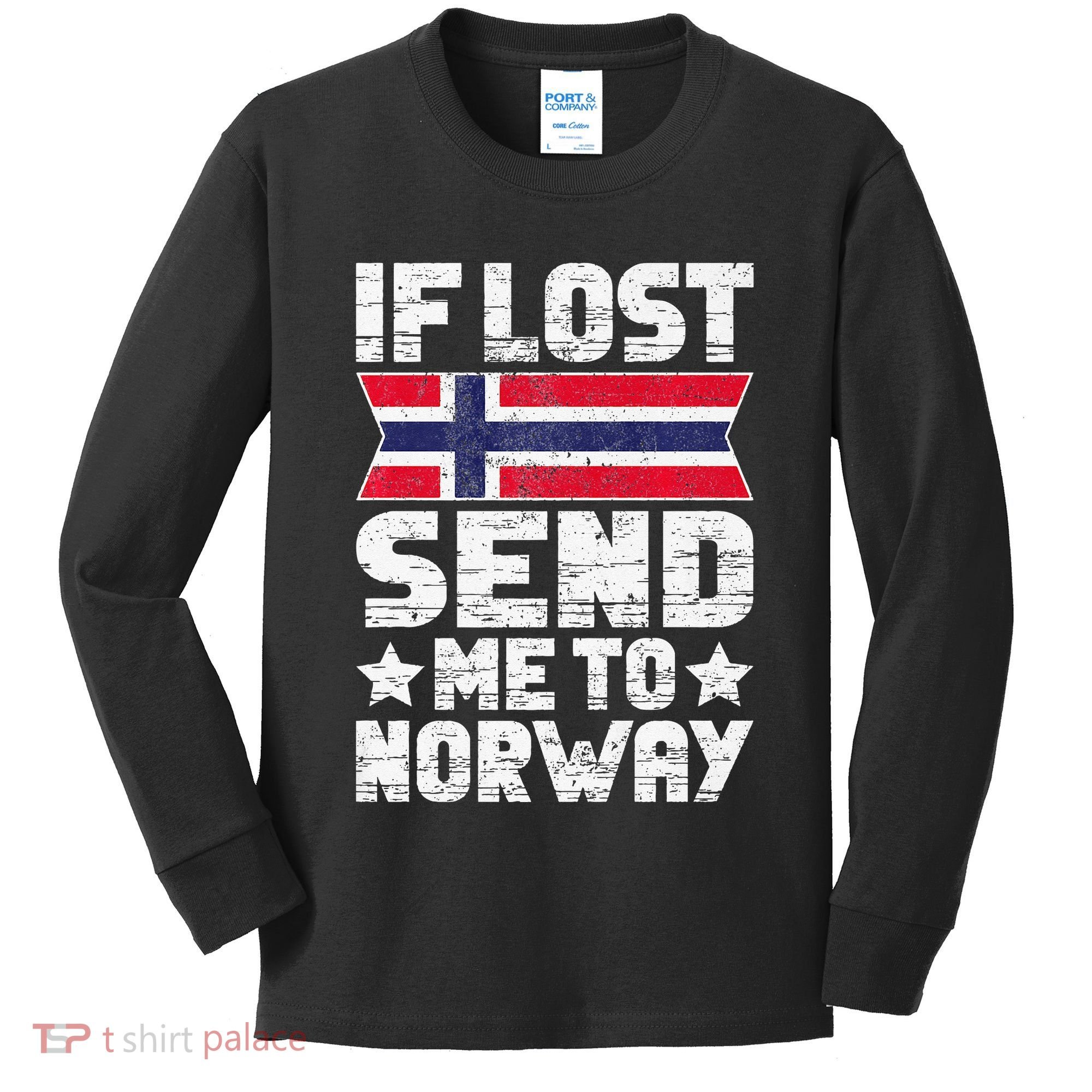 Norwegian If Lost Send Me To Norway  Kids Long Sleeve Shirt