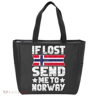 Norwegian If Lost Send Me To Norway  Tote Bag