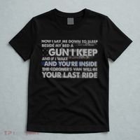 Now I Lay Me Down To Sleep Beside My Bed A Gun I Keep T-Shirt thumb 5