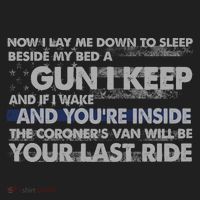 Now I Lay Me Down To Sleep Beside My Bed A Gun I Keep Hat thumb 2