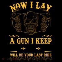 Now I Lay Me Down To Sleep Gun Skull Coffee Mug thumb 5