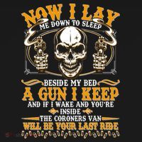 Now I Lay Me Down To Sleep Gun Skull Women's Tank Top thumb 5