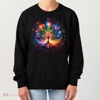 Nature Is My Religion The Earth Is My Church Mandala Tree Women's Sweatshirt thumb 0
