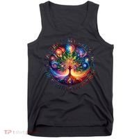 Nature Is My Religion The Earth Is My Church Mandala Tree Tank Top thumb 0