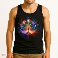 Nature Is My Religion The Earth Is My Church Mandala Tree Tank Top thumb 3