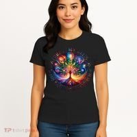 Nature Is My Religion The Earth Is My Church Mandala Tree Women's T-Shirt thumb 4