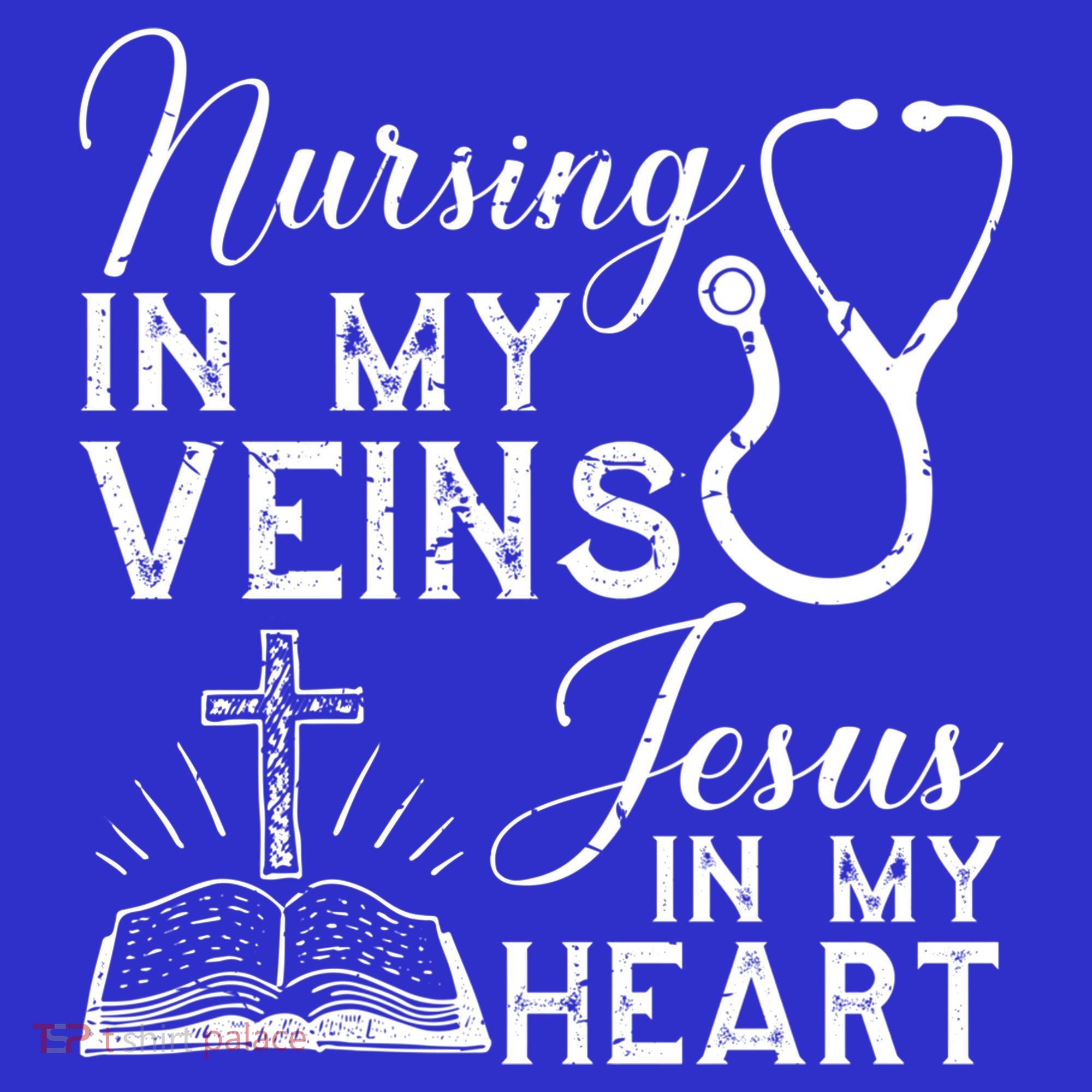 Nursing In My Veins Jesus In My Heart Nurse Gift Coaster