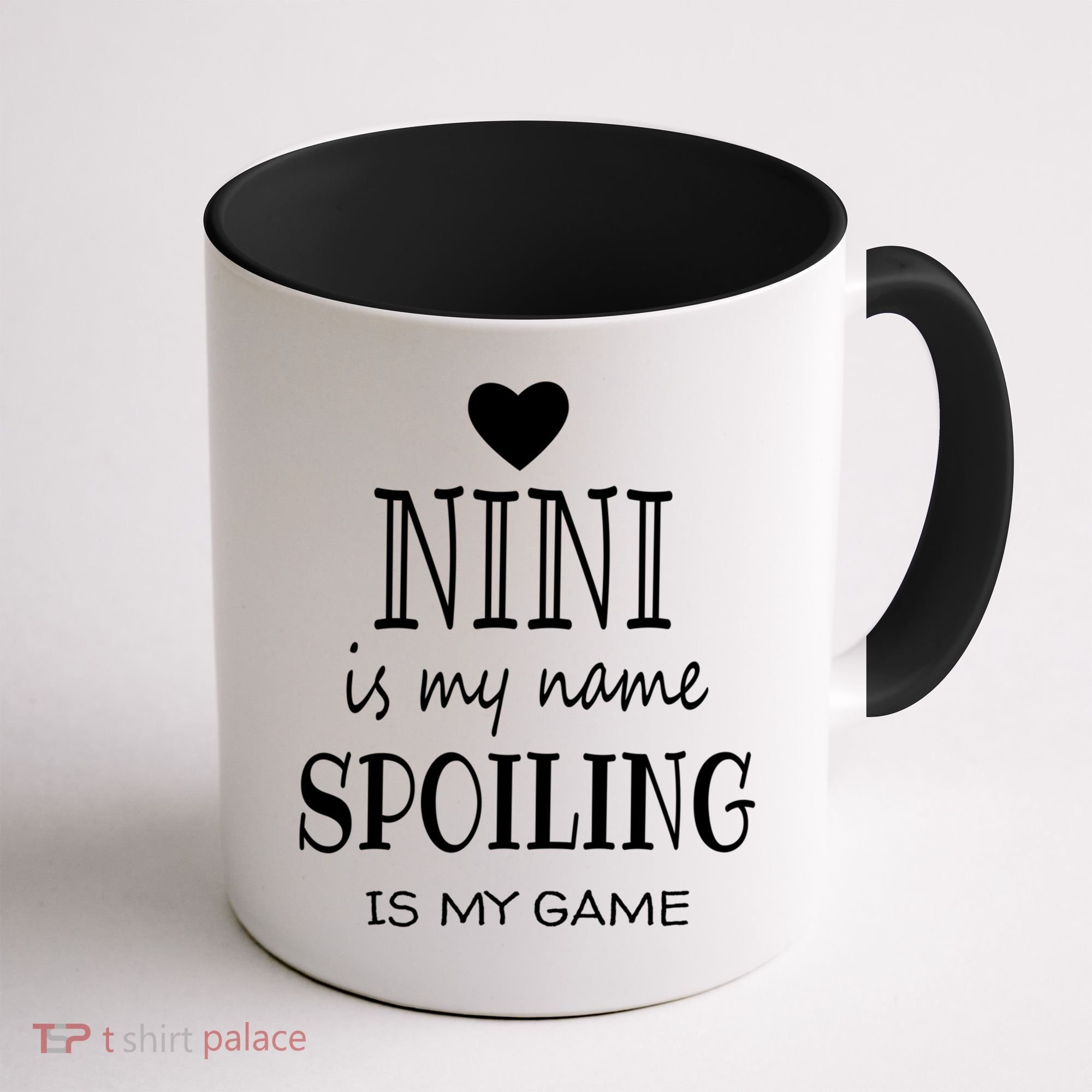 Nini Is My Name Funny Nini Graphic Funny Gift For Nini Grandma Gift Coffee Mug