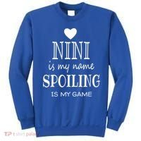 Nini Is My Name Funny Nini Graphic Funny Gift For Nini Grandma Gift Sweatshirt thumb 0