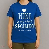 Nini Is My Name Funny Nini Graphic Funny Gift For Nini Grandma Gift T-Shirt thumb 4