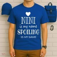 Nini Is My Name Funny Nini Graphic Funny Gift For Nini Grandma Gift T-Shirt thumb 6