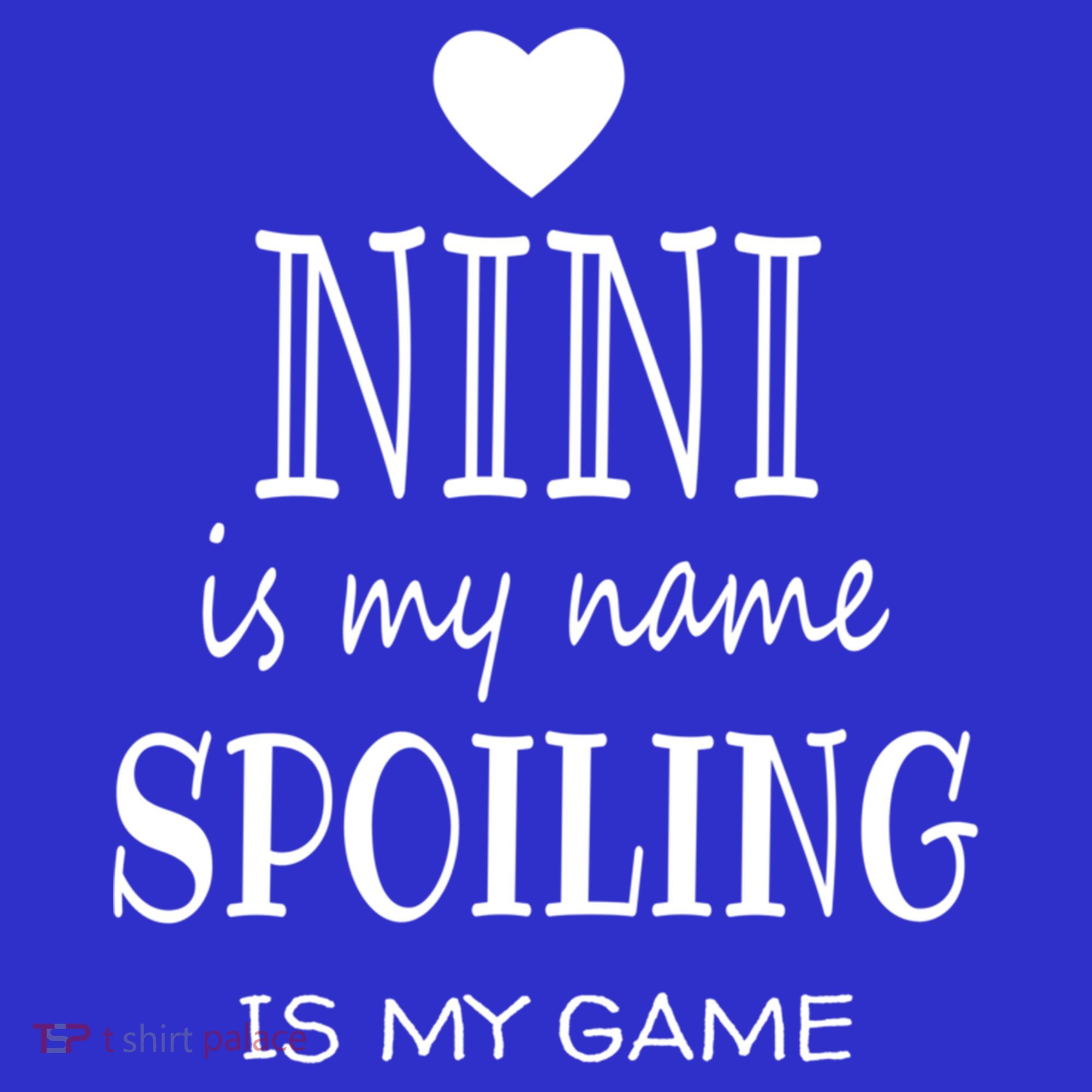 Nini Is My Name Funny Nini Graphic Funny Gift For Nini Grandma Gift Women's Tank Top