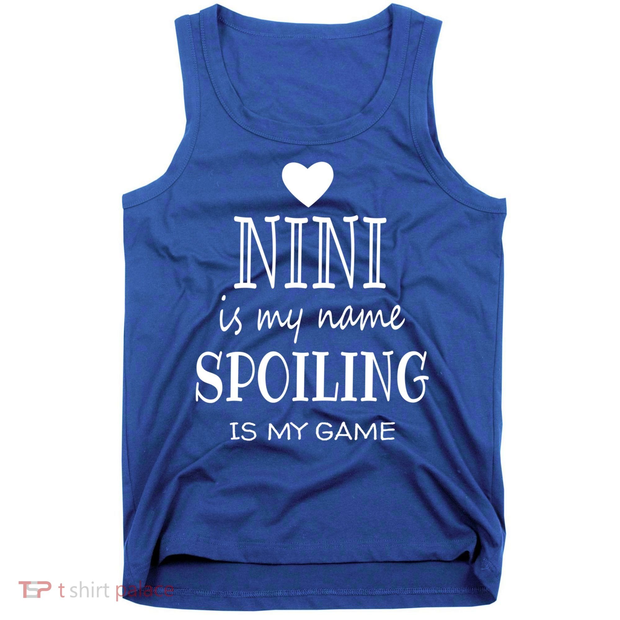 Nini Is My Name Funny Nini Graphic Funny Gift For Nini Grandma Gift Tank Top