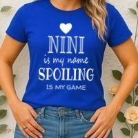 Nini Is My Name Funny Nini Graphic Funny Gift For Nini Grandma Gift Women's T-Shirt thumb 2