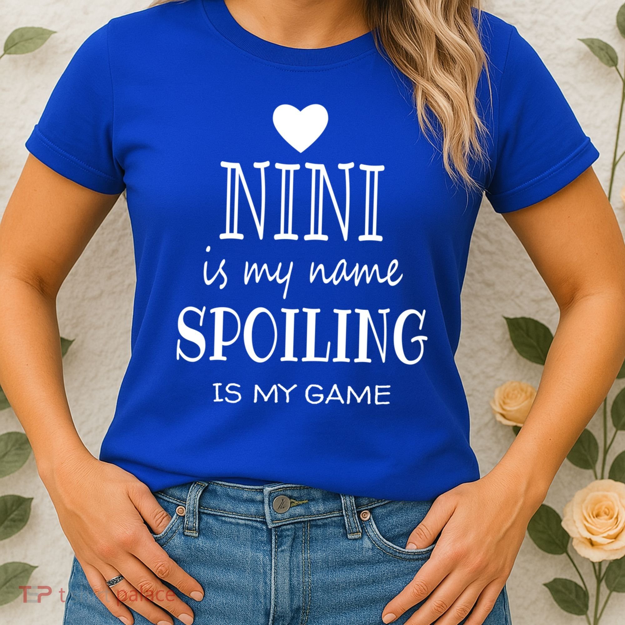 Nini Is My Name Funny Nini Graphic Funny Gift For Nini Grandma Gift Women's T-Shirt