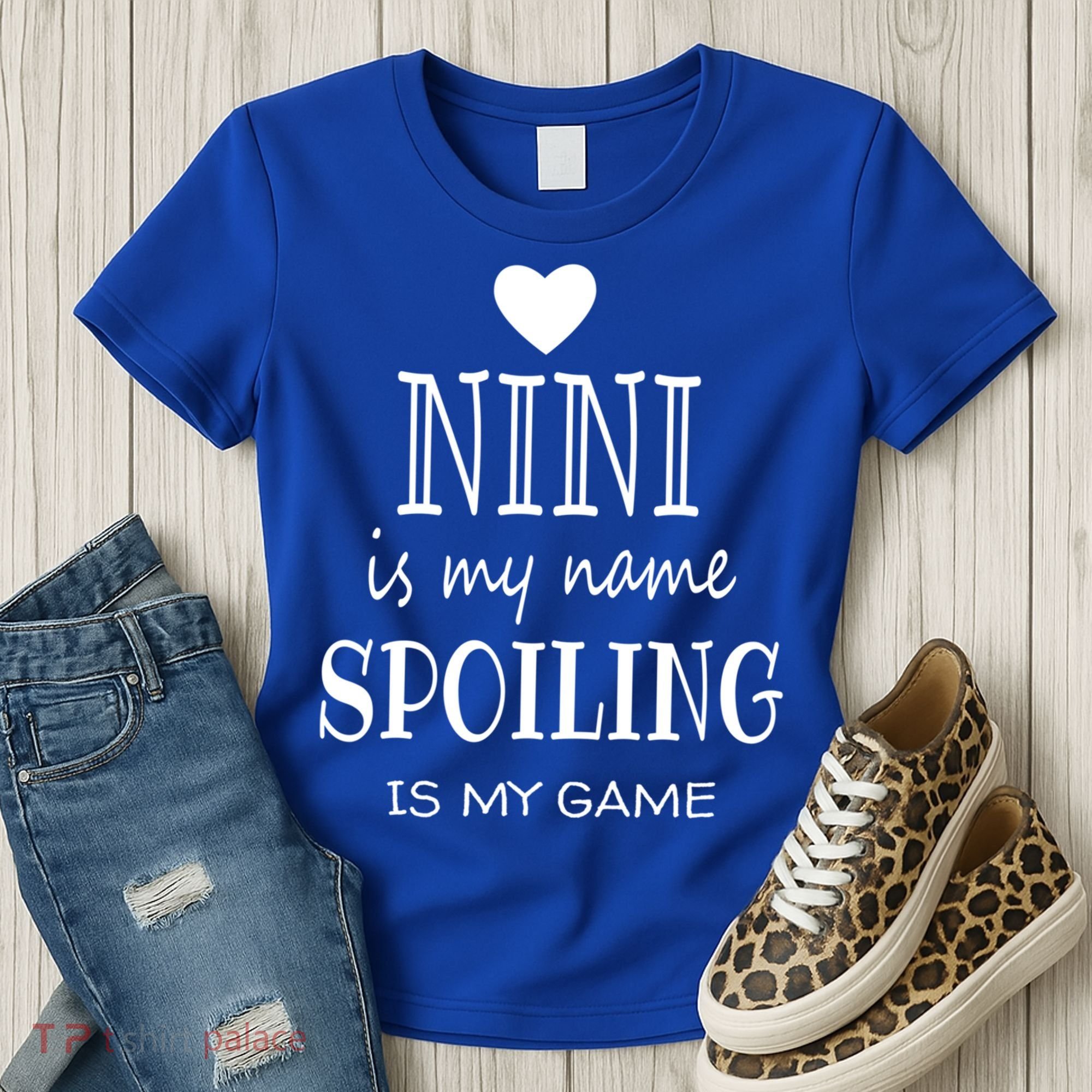 Nini Is My Name Funny Nini Graphic Funny Gift For Nini Grandma Gift Women's T-Shirt