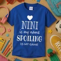 Nini Is My Name Funny Nini Graphic Funny Gift For Nini Grandma Gift Kids T-Shirt thumb 3