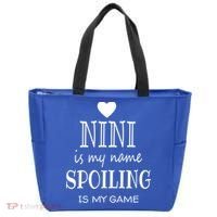 Nini Is My Name Funny Nini Graphic Funny Gift For Nini Grandma Gift Tote Bag thumb 0