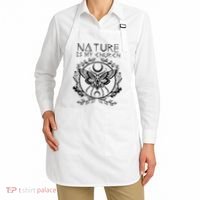Nature Is My Church Moon Moth Witchcraft Wiccan Witch Apron thumb 2