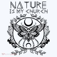 Nature Is My Church Moon Moth Witchcraft Wiccan Witch Hat thumb 2