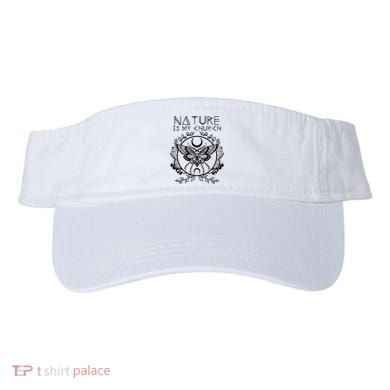 Nature Is My Church Moon Moth Witchcraft Wiccan Witch Visor