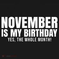 November Is My Birthday Yes The Whole Month USA-Made Doggie Bandana thumb 2